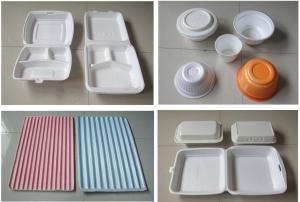 Quality 60Hz Food Box Machine / EPS Foam Clamshell Take Away Containers Production Line wholesale