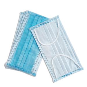 Quality Bule And White 3 Layer Earloop Surgical Face Mask wholesale