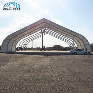 Quality Big Waterproof Curved Marquee Football Court Anti - Rust Fabric wholesale