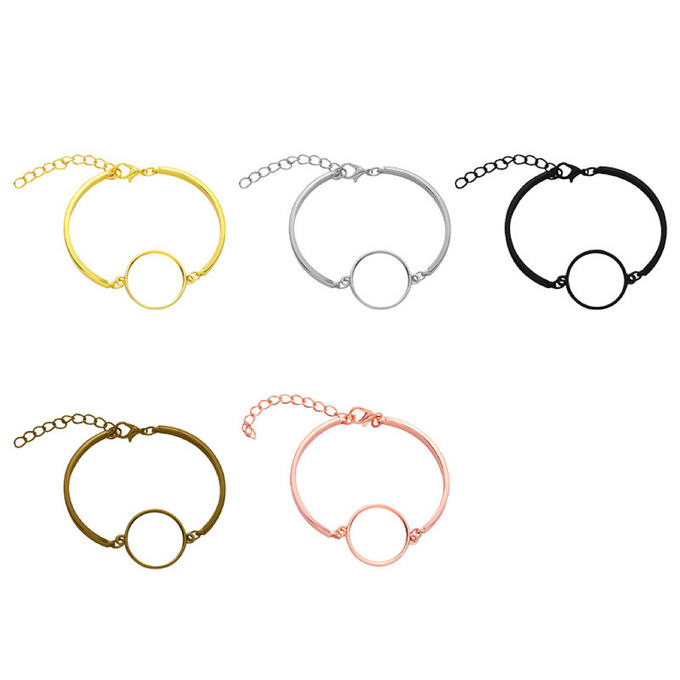 Elegant Sublimation Bracelet Blanks DIY Custom Sublimation Charm Bracelets