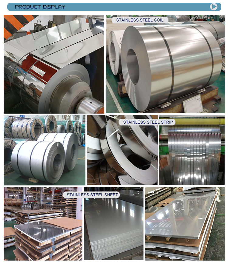 ASTM Standard Sheet Plate Coil Strip AISI Ss400 Mild Stainless Steel 304 304L 316 316L Hot Rolled Cold Rolled Carbon Steel