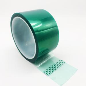 Quality High Temperature Heat Resistant Green Green PET Silicone Adhesive Tape wholesale