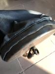 SS304 Ring 2.5mm Thickness Cement Fiberglass Filter Bag