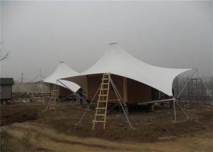 Quality Custom Tensioned Fabric Membrane Large Glamping Tent Aesthetic Appearance wholesale