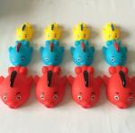 Rubber Natural Rubber Baby Toys ,Sea Creature Bath Toys With Magnetic Connectors