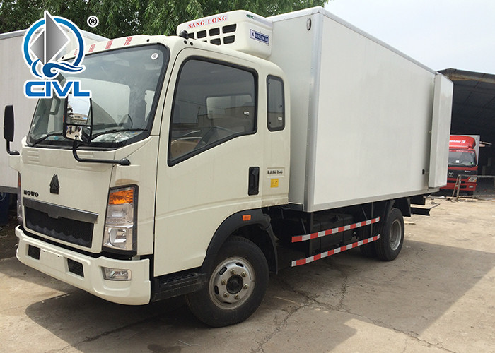 3ton Refrigerated Truck Light Refri Cargo Truck light duty box truck small commercial trucks
