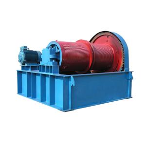 Quality Customized Single Double Drum Fast Speed Electric Wire Rope Winch wholesale