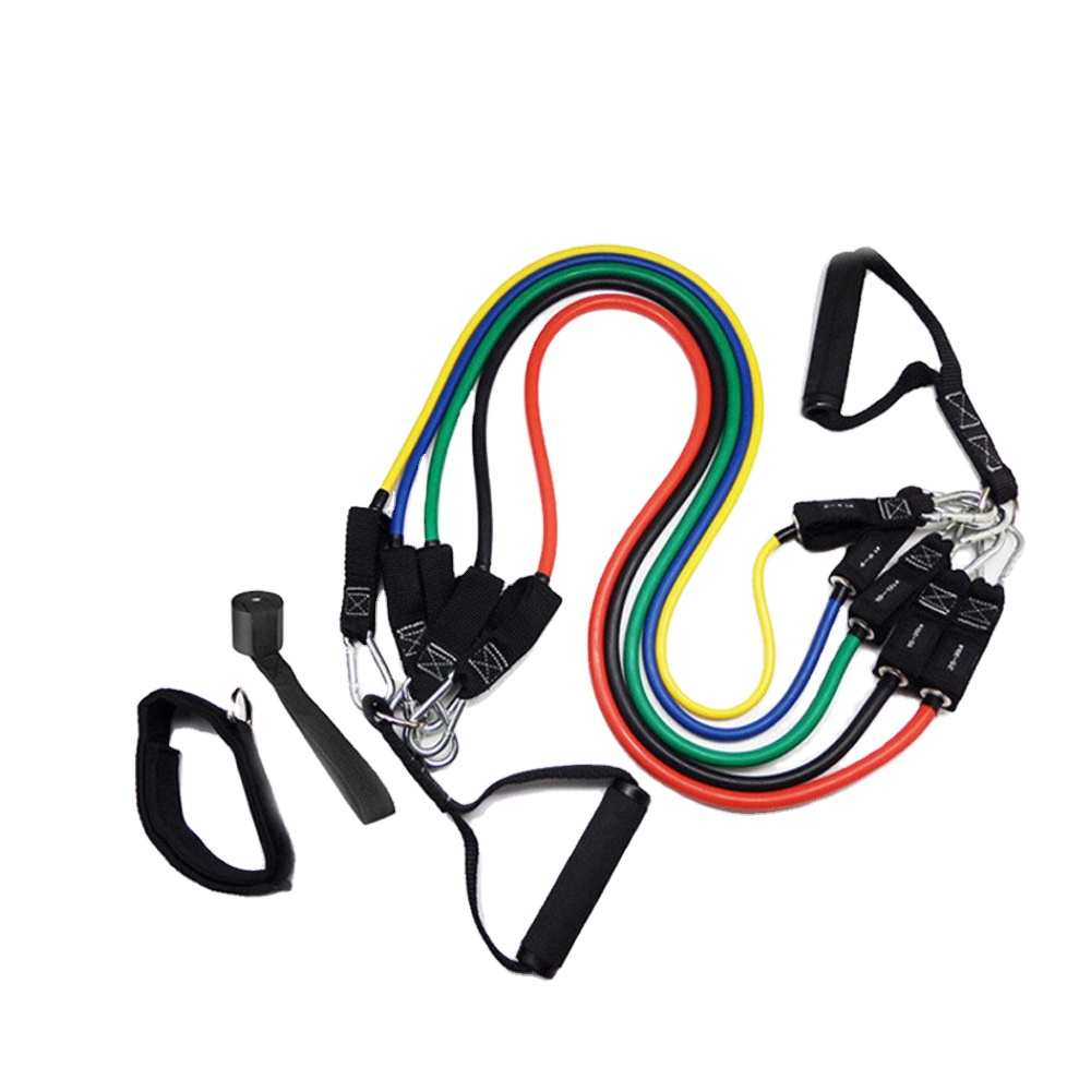 Rubber Physiotherapy Rehabilitation Equipment Elastic Workout Pull Rope For Training Exercise