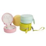 Girls ' Travel Jewelry Display Case , Locking Small Leather Travel Jewelry Case