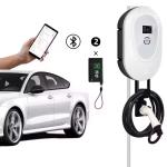 GBT Standard 7KW 32A Wallbox EV Charger Pile for Wall Mounted GBT AC Electric