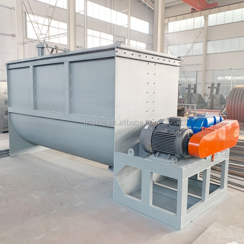 1 Industrial Clay Powder Mixer Detergent Powder Horizontal Ribbon Blender Dry Powder Mixing Machine