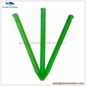 Quality 12&quot; Plastic tent peg tent stake tent accessory wholesale