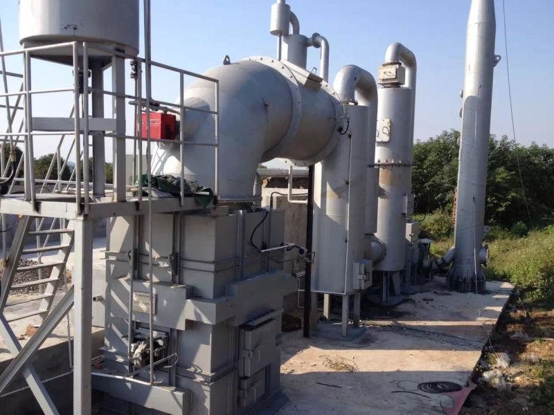30Kw Domestic Waste Incinerator , Continuous Rubbish Incinerator