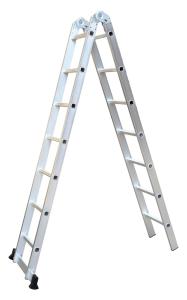 Quality En131 6.02m 2X11 Aluminium Step Ladder wholesale