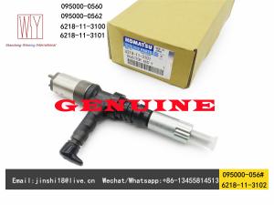 Quality Denso Genuine and New Fuel Injector 095000-056# 095000-0560 095000-0562 for Komatsu 6218-11-3100 6218-11-3101 6218-11-31 wholesale