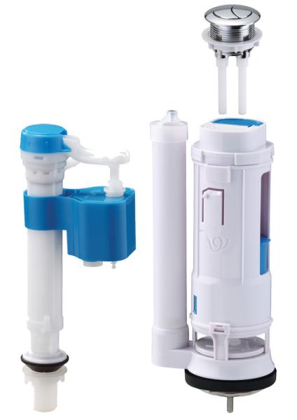 Flush Valve Fill Valve Push Button 2" Outlet Toilet Repair Kits From Xiamen