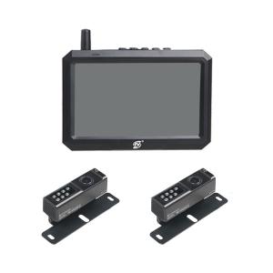 Quality 2 Channel 1080P Reverse Car Camera 5 Inch IPS Monitor Black Color wholesale