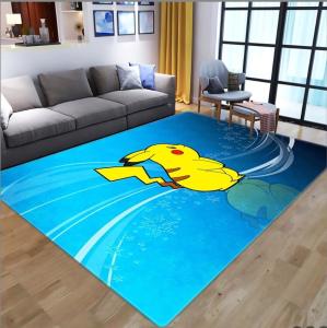 Quality New Style Pokemon Cartoon Children's Crystal Velvet Living Room, Bedroom Living Room Floor Carpets wholesale