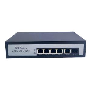 Quality 60W POE Fiber Switch 4 Ports 100 / 1000M POE 2 Ports 1000M SFP wholesale