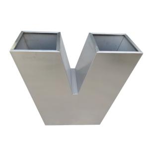 Quality 304 Stainless Steel L600xW450xH900mm Garden Metal Flower Pots wholesale