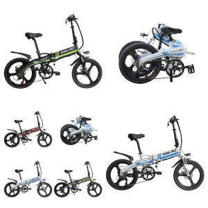 Quality SMLRO 20 Folding E Bike , Brushless Geared Fat Tyre E Bike 40miles Per Power wholesale
