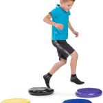 PVC TPE Foam Yoga Balance Pad Home Fitness Equipment Yellow Red Black Purple