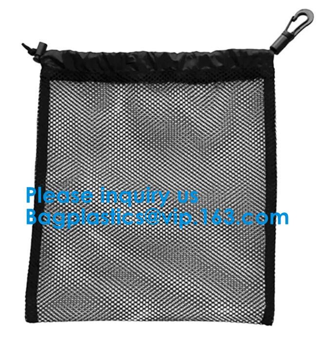 Nylon Mesh Net Drawstring Bag Mesh Pouch Organic Mesh Produce Bags With Custom Logo,Reusable Eco Friendly Nylon Drawstri