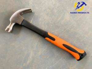 Quality The Most Durable 16OZ Carbon Steel Materials Claw Hammer With Yellow Color Plastic Handle (XL015-YELLOW) wholesale