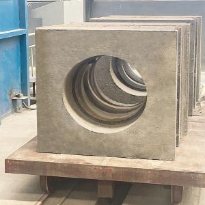 China High Refractoriness Under Load Compound Prefabricated Blocks Pot Mouth Brick For Reduction Furnace Of Metal Magnesium on sale