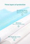 CE Antivirus Disposable Medical Face Mask , Disposable Blue Earloop Face Mask