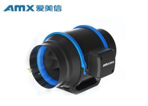 Quality Black Duct Ventilation Fan In Line Duct Booster Fan Easy Installation wholesale
