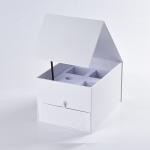 Customized Cosmetics Double Layer Flip Gift Box Gift Flip Box Premium Packaging