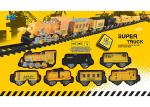 ABS Plastic Classic Battery Operated Train Track Set W / Lights Sound