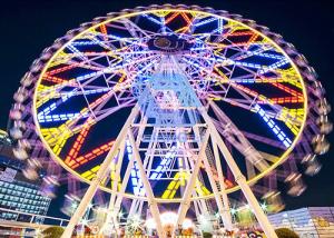 Quality 42M big fairground park rides ferris wheel observation wheel outdoor children games wholesale