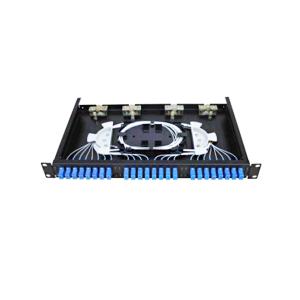 Quality Indoor Optical Distribution Frame Standard 19 Inch Structure Cold Rolling Steel Material wholesale