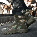 Breathable Tactical Boots Mid Top Special Forces Hiking Boots Large Size