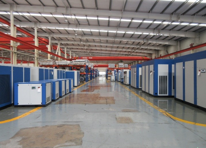 Drill Rig Oil Free Screw Air Compressor 10 m³/min Environmental Friendly