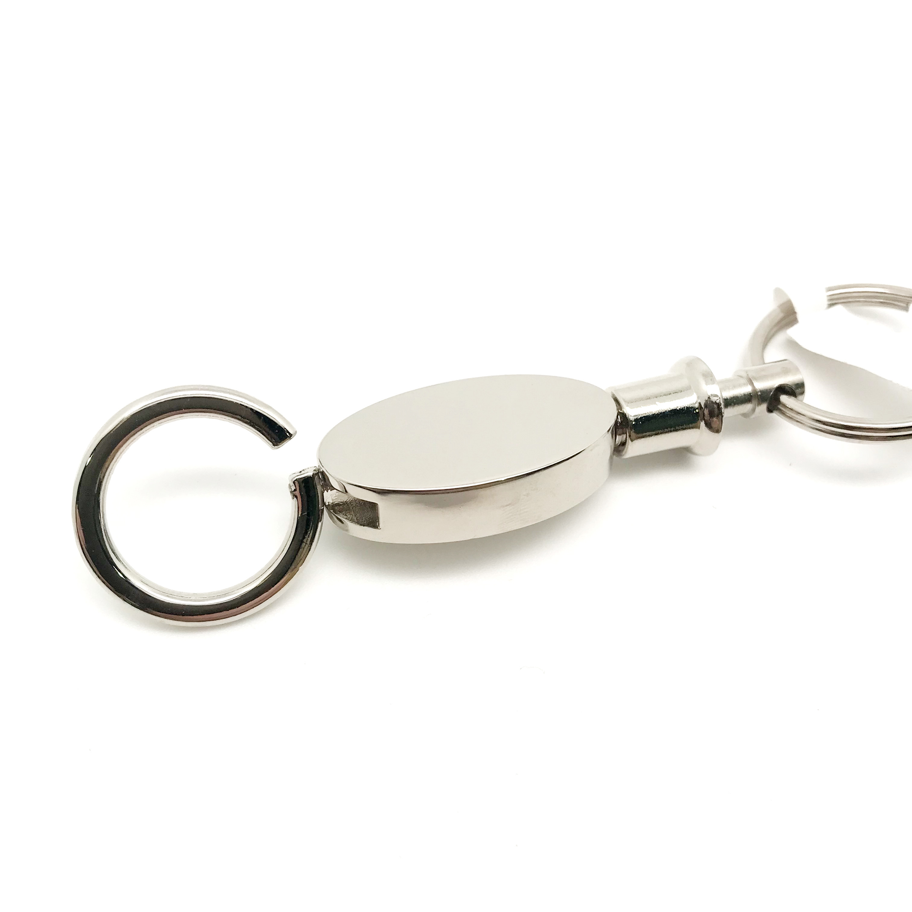 MOQ 500 Metal Keychain Holder with Zinc Alloy and