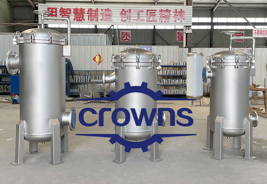 304/316L Stainless Steel Single Multi Cartridge Filter Housing For Wine Oil Water Treatment Industrial Water Filter