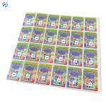 Wine / Tobacco Tax Stamp Duty With Invisible Fiber / UV Printing Anti Counterfei