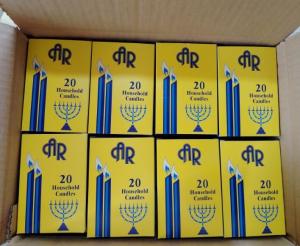 Quality 20pk white unscented household candle,20pcs in printed boxes,24boxes/outer carton wholesale