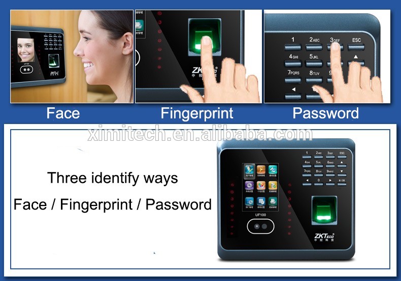 Good Quality Cheap ZKsoftware Biometric Face And Fingerprint Time Recorder WIFI TCP/IP Facial Time Attendance Terminal