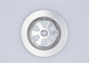 Quality Kitchen Waste Sink Strainer Parts Stainless Steel Silver 75 Mm OD wholesale