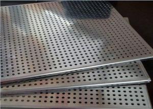 Quality 2m 2.44m Perforated Steel Mesh Sheets , 316 Stainless Steel Perforated Sheet wholesale