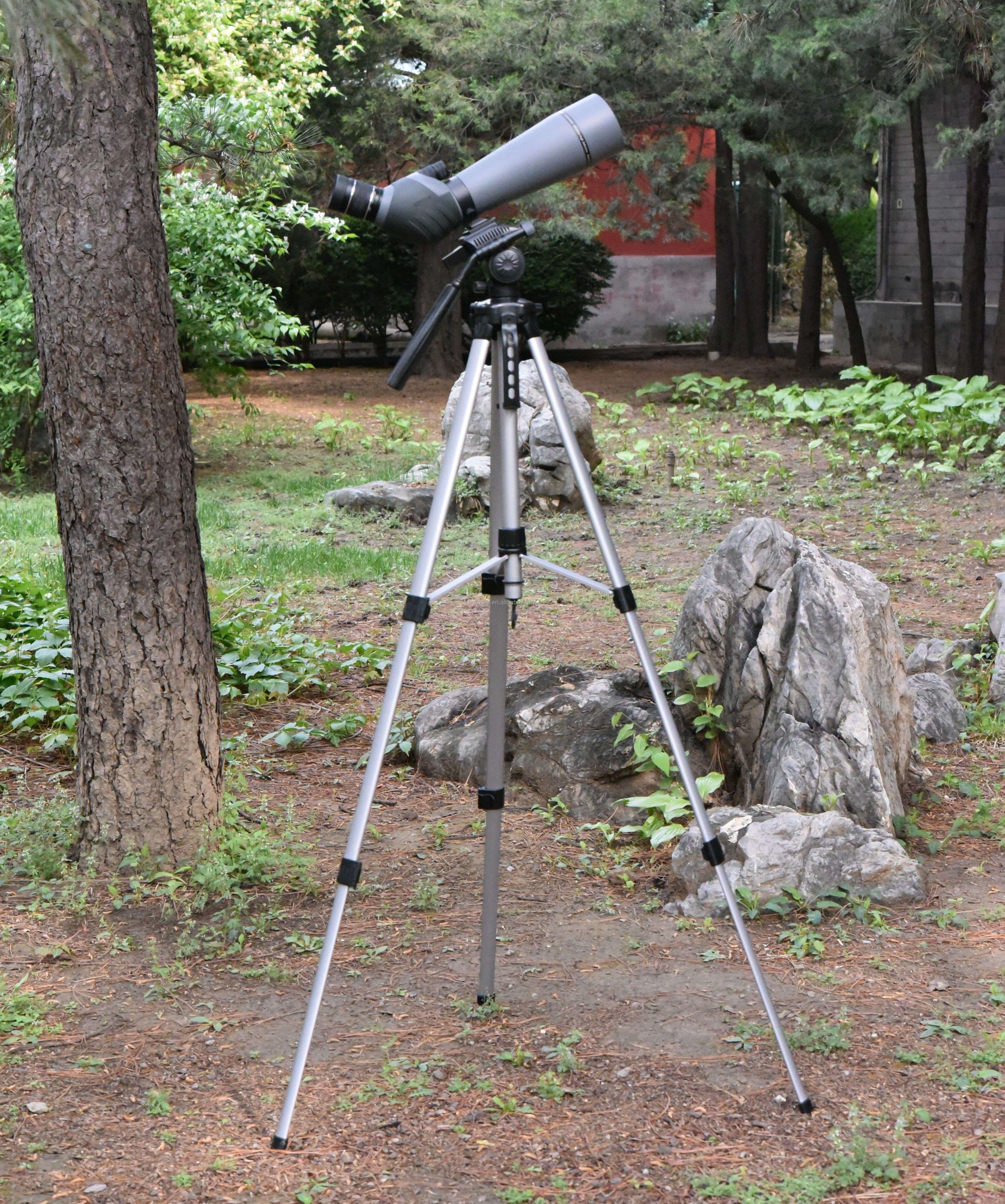 Outdoor ED Waterproof Spotting Scope with ED Lens and Two Focus Wheels Zoom 20-60x80