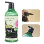 Professional OEM Olive Essence Shampoo , GMPC Nourishing Hair Care