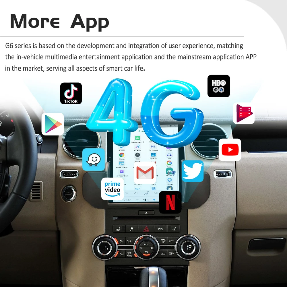 Vertical Screen Car Radio For Land Range Rover Discovery 4 2009-2016 New Upgrade Carplay GPS Navigation Car Multimedia