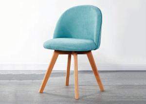 Quality Fleece Faced Beech Dining Chair , Ergonomic Dining Room Chairs wholesale