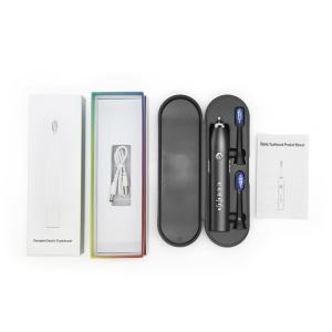 Quality Ultrasonic Black Battery Operated Electric Toothbrush Ultralight Antibacterial wholesale