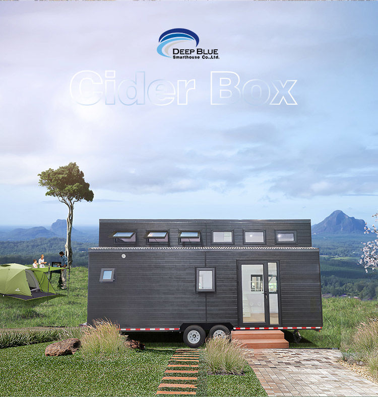 Modular Prefabricated Light Steel Structure Tiny House On Wheels Tiny Cabins For Sale
